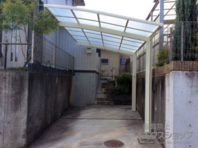 のカーポート ネスカR (ラウンドスタイル) 積雪〜20cm対応 施工例