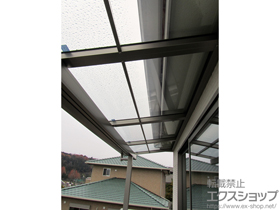 のバルコニー・ベランダ屋根 スピーネ F型 屋根タイプ 単体 積雪〜20cm対応 施工例