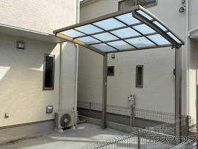 のサイクルポート・駐輪場 ネスカRミニ (ラウンドスタイル) 積雪〜20cm対応 施工例