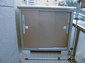 の物置・屋外倉庫 エスモ 一般型(ESD-1206YGL MR) 施工例