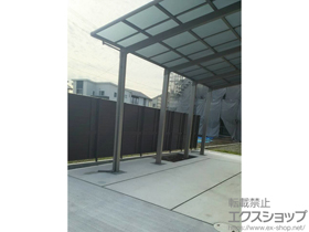 のカーポート ルーフポートシグマIII 1500 延長 落雪後枠 積雪〜50cm対応 施工例