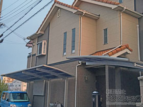 のカーポート レイナポートグラン 延長　積雪〜20cm対応 施工例