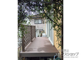 のウッドデッキ 樹ら楽ステージ 施工例