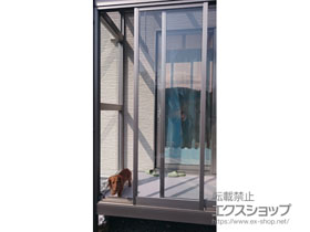 のテラス囲い・サンルーム サニージュ R型 床納まり ランマ無  ガラス厚5mm 1500タイプ 積雪〜50cm対応 施工例