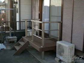 YKKAP�̃E�b�h�f�b�L ���E�b�h�f�b�L 200�{�X�e�b�v5�^ S�^�C�v�i2�i�j�{�V���v�����_���f�b�L�t�F���X2�^�����i�q2�{�^�C�v���{������������ �����O�^�C�v �ؑ���̗p 2�{����~1�Z�b�g �{�H��