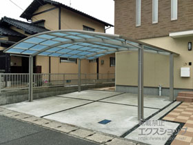 のカーポート レイナツインポートグラン 積雪〜20cm対応 施工例