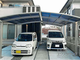 のカーポート レイナポートグラン 積雪〜20cm対応 施工例