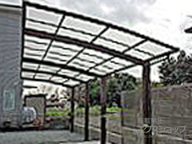 のカーポート プレシオスポート 縦連棟 積雪〜20cm対応 施工例