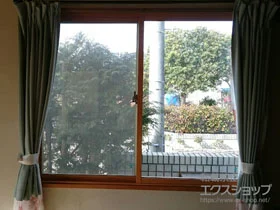 LIXIL リクシル(トステム)の内窓（二重窓・二重サッシ） インプラス ダストバリア仕様 引違い窓 2枚建 施工例