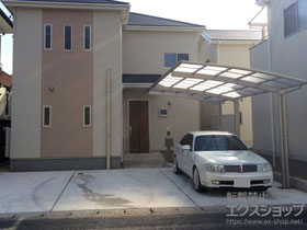 のカーポート レイナポートグラン 延長　積雪〜20cm対応 施工例