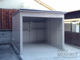 の物置・屋外倉庫 エルモシャッター 土間タイプ 一般型（LOC-2929HD） 施工例