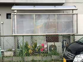 のテラス屋根 スピーネ R型 テラスタイプ 単体 積雪〜20cm対応 施工例