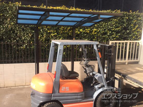 のサイクルポート・駐輪場 レイナポートグランミニ 積雪〜20cm対応 施工例