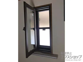 LIXIL リクシル(トステム)の内窓（二重窓・二重サッシ） インプラス ダストバリア仕様 開き窓 外観左吊元 施工例