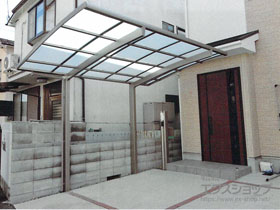 のカーポート ネスカR (ラウンドスタイル) 積雪〜20cm対応 施工例