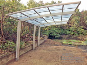 のカーポート レイナポートグラン 延長　積雪〜20cm対応 施工例