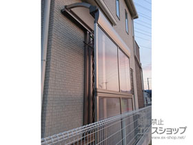 のテラス屋根 ヴェクターテラス R型 テラスタイプ 単体 積雪〜20cm対応 施工例