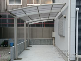 のカーポート レイナポートグラン 延長　積雪〜20cm対応 施工例