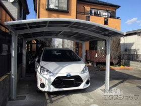 のカーポート カルエードシグマIII 積雪〜20cm対応 施工例