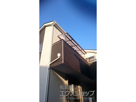 のバルコニー・ベランダ屋根 スピーネ F型 屋根タイプ 単体 積雪〜20cm対応 施工例