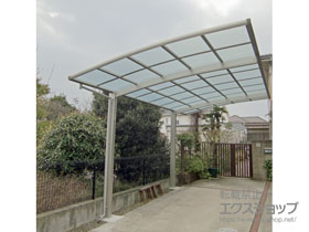 のカーポート レイナポートグラン　積雪〜20cm対応＋ 屋根ふき材補強部品セット（1セット） 施工例