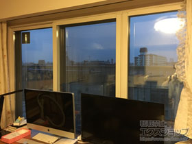 の二重窓（内窓） インプラス ダストバリア仕様 引違い窓 3枚建外内内 施工例