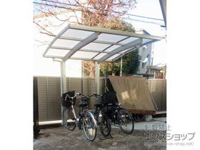のサイクルポート・駐輪場 レイナポートグランミニ 積雪〜20cm対応 施工例