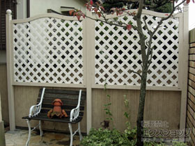 のフェンス・柵 【特注】プロラフィード アーチパネル（M） 施工例