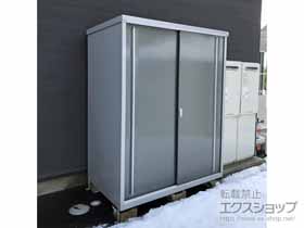 の物置・屋外倉庫 シンプリー 一般型 1520×905×1903 MJX-159E-P-PG 施工例