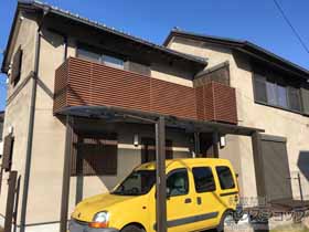 のカーポート ネスカR (ラウンドスタイル) 積雪〜20cm対応 施工例