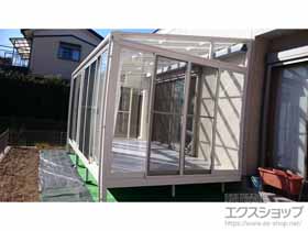 のテラス囲い・サンルーム サニージュ F型 床納まり ランマ無 積雪〜20cm対応 施工例