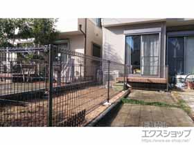 のフェンス・柵 ハイグリッドフェンスN1型 間仕切りタイプ 施工例