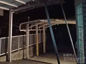 のカーポート レイナポートグラン　積雪〜20cm対応＋着脱式サポート ハイロング用 2本入り×1セット 施工例