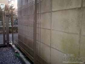 のフェンス・柵 ハイグリッドフェンスUF8型 フリーポールタイプ 施工例