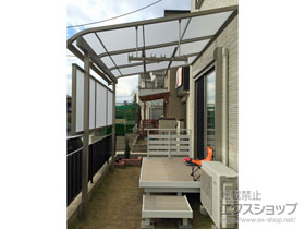 のウッドデッキ ガーデンフロア ラステラ 標準納まり 施工例