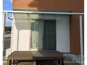 のテラス屋根 スピーネ F型 テラスタイプ 単体 積雪〜20cm対応 施工例