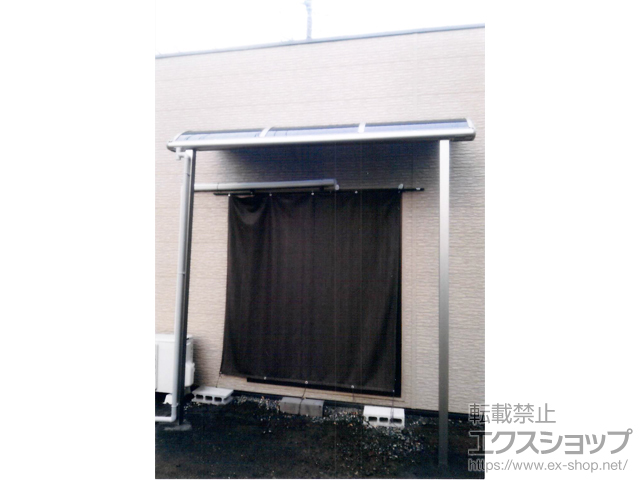 のテラス屋根 プレシオステラス R型 テラスタイプ 単体 積雪〜20cm対応 施工例