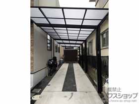 のカーポート ネスカＦ (フラットスタイル) 縦連棟 積雪〜20cm対応 施工例