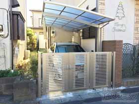 のカーポート ネスカR (ラウンドスタイル) 積雪〜20cm対応 施工例