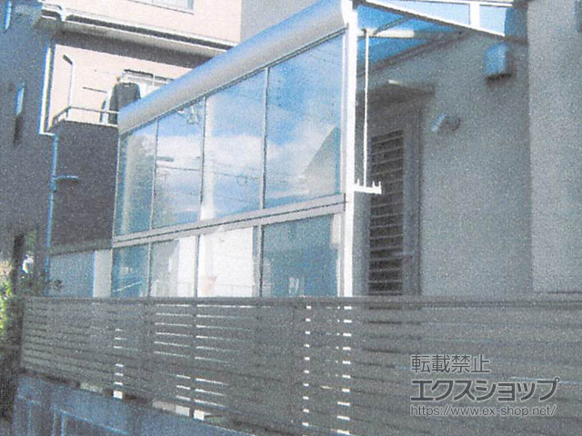 のテラス屋根 ヴェクターテラス F型 テラスタイプ 単体 積雪〜20cm対応 施工例