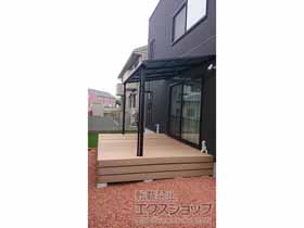 のウッドデッキ 樹ら楽ステージ 木彫 施工例