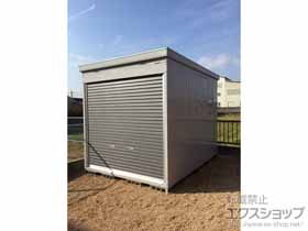 の倉庫・ガレージ バイク保管庫 床付タイプ 一般型（FXN-2230HY） FXN-2230HY-UG 施工例