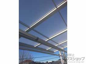 のバルコニー・ベランダ屋根 パワーアルファ F型 屋根タイプ 単体 積雪〜30cm対応 施工例