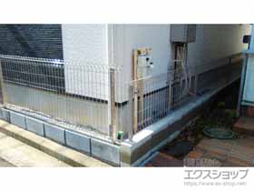 のフェンス・柵 ニュー・プロ メッシュ1F型 自由支柱タイプ 施工例