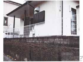 のフェンス・柵 イーネットフェンス 2F型 自由柱タイプ 施工例