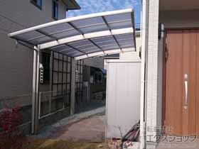 のカーポート レイナポートグラン　積雪〜20cm対応＋水平式物干し 標準 2本入り 施工例