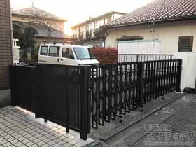 のカーゲート アルシャインII M型 Aタイプ ノンレール 片開き親子 （310+230）SP 施工例