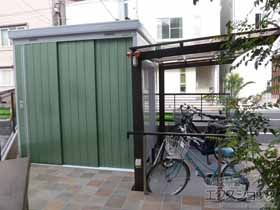 の物置・屋外倉庫 ネクスタ 一般型 ( NXN-48H-OG) 施工例