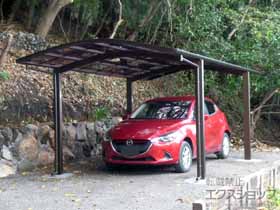 のカーポート レイナワンポートグラン　積雪〜20cm対応 施工例