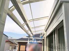 のバルコニー・ベランダ屋根 スピーネ R型 屋根タイプ 単体 積雪〜20cm対応 施工例